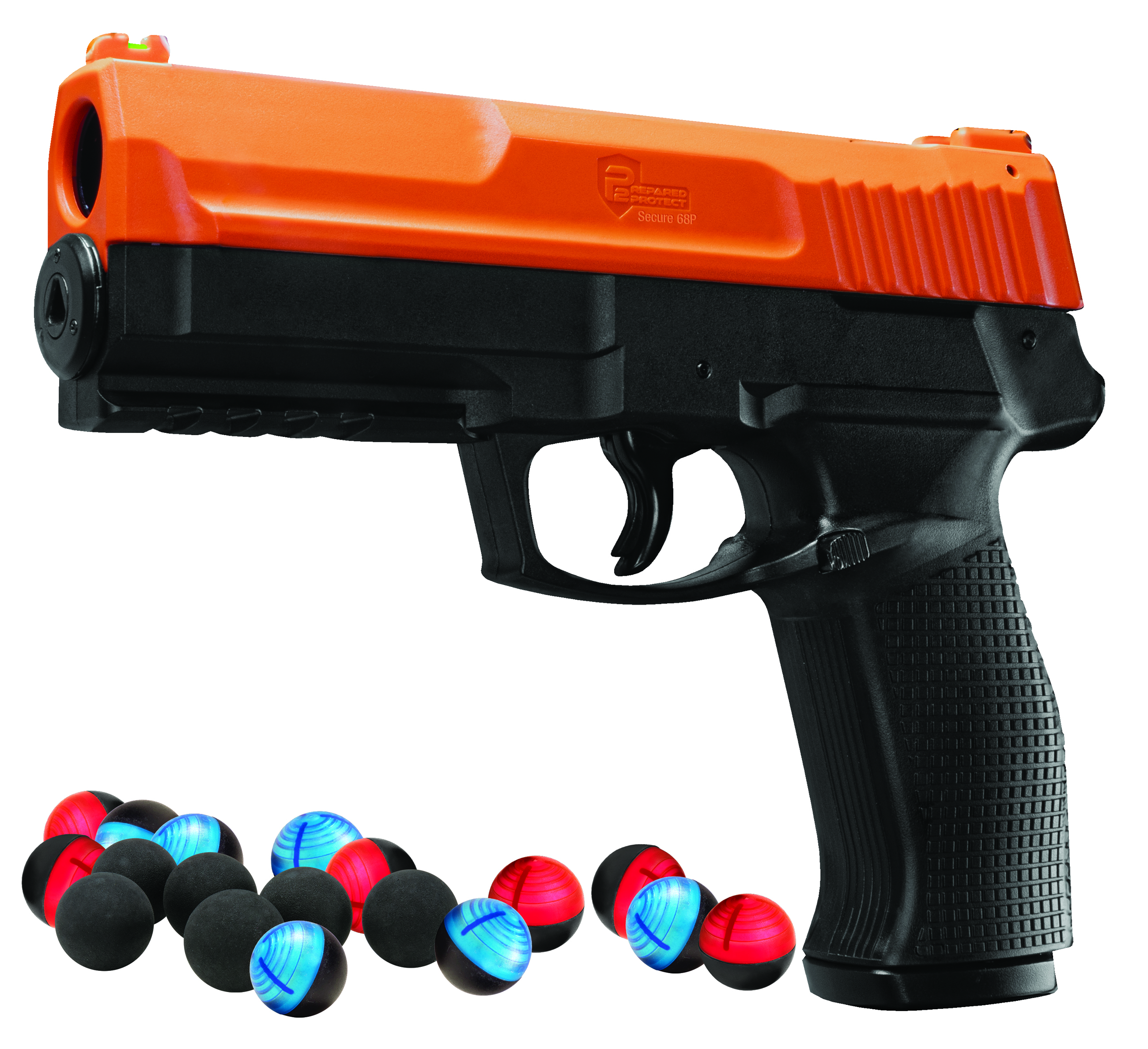 P2P Secure 68 with dust ammo left side angle